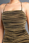 Metallic Crisscross Jumpsuit