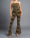 Metallic Crisscross Jumpsuit