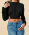 Open Back Crop Top