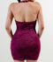 Embellished Halter Bodycon Dress