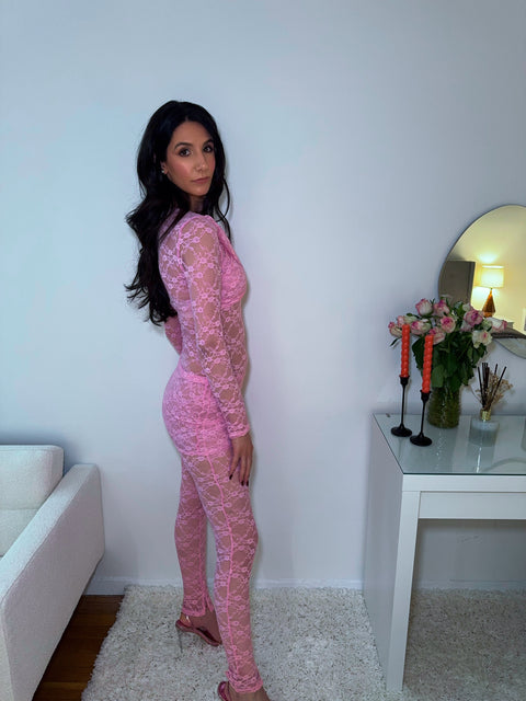 Blush Kiss Lace Set