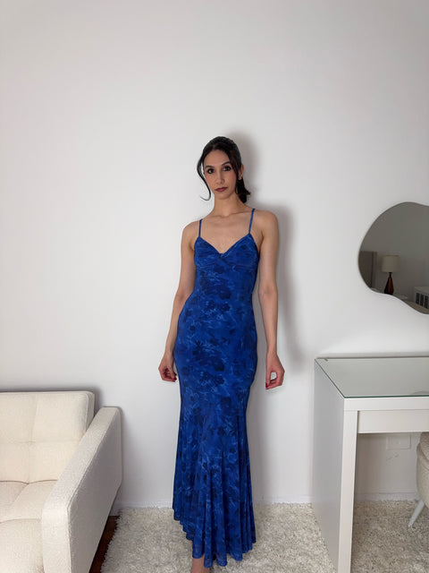 Sapphire Whisper Dress